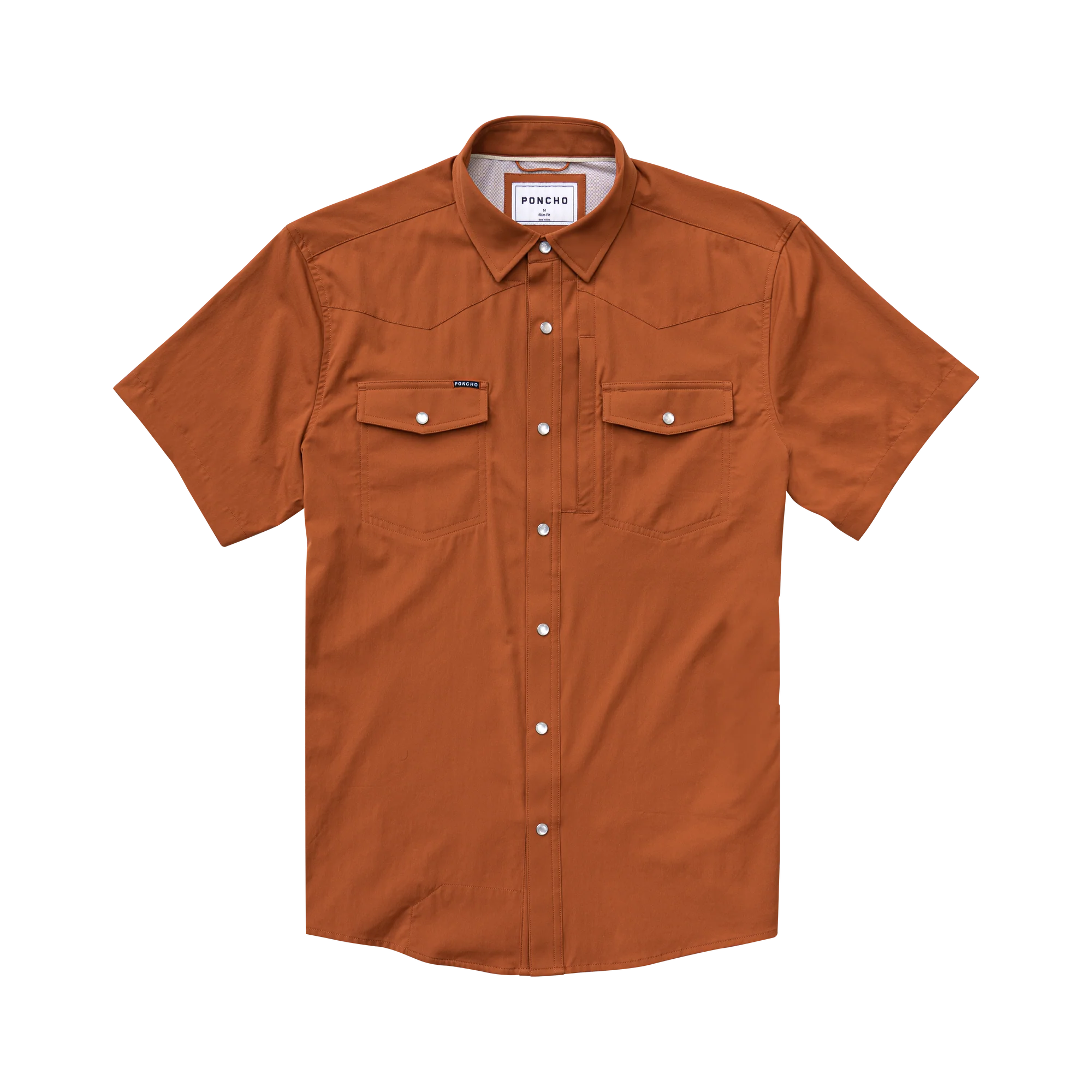 Men's Poncho "The 1969" Short Sleeve Pearl Snap Shirt