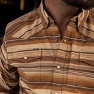 Men's Poncho "The Adobo" Long Sleeve Snap Up Shirt