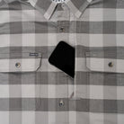 Men's Poncho The Cape Buffalo Plaid Long Sleeve Shirt