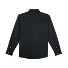 Men's Poncho The Charro Long Sleeve Black Snap Shirt