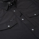 Men's Poncho The Charro Long Sleeve Black Snap Shirt