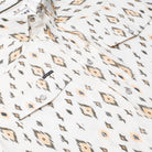 Men's Poncho "The Diamond Back" Short Sleeve Button Up