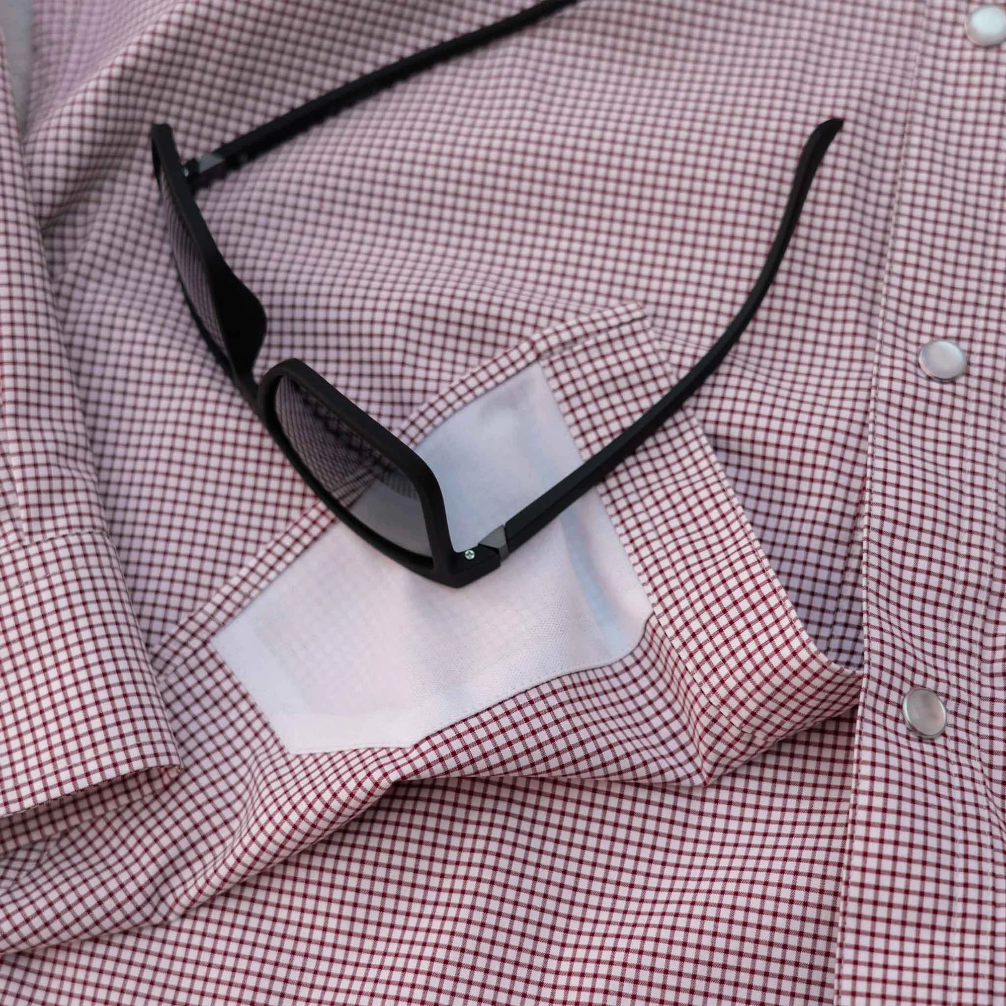 Men's Poncho "The Good Bull" Snap Up Shirt
