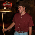 Men's Poncho "The Kyle" Pearl Snap Short Sleeve Shirt
