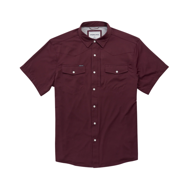 Men's Poncho "The Kyle" Pearl Snap Short Sleeve Shirt