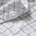Men's Poncho "The Palmetto" White Long Sleeve Button Up Shirt