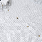 Men's Poncho "The Palmetto" White Long Sleeve Button Up Shirt