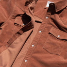 Men's Poncho "The Red Bud" Long Sleeve Snap Shirt