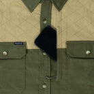 Men's Poncho "The Roosevelt" Green Long Sleeve Button Up