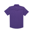 Men's Poncho "The Stockyard" Short Sleeve Pearl Snap Shirt