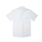Men's Poncho The Tchoupitoulas White Short Sleeve Snap Shirt