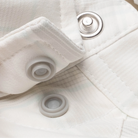 Men's Poncho The Whitefish White Plaid Short Sleeve Shirt