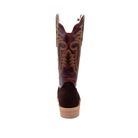 Men's R. Watson Chocolate Roughout Deer Vamp 13in Volcanic Red Top