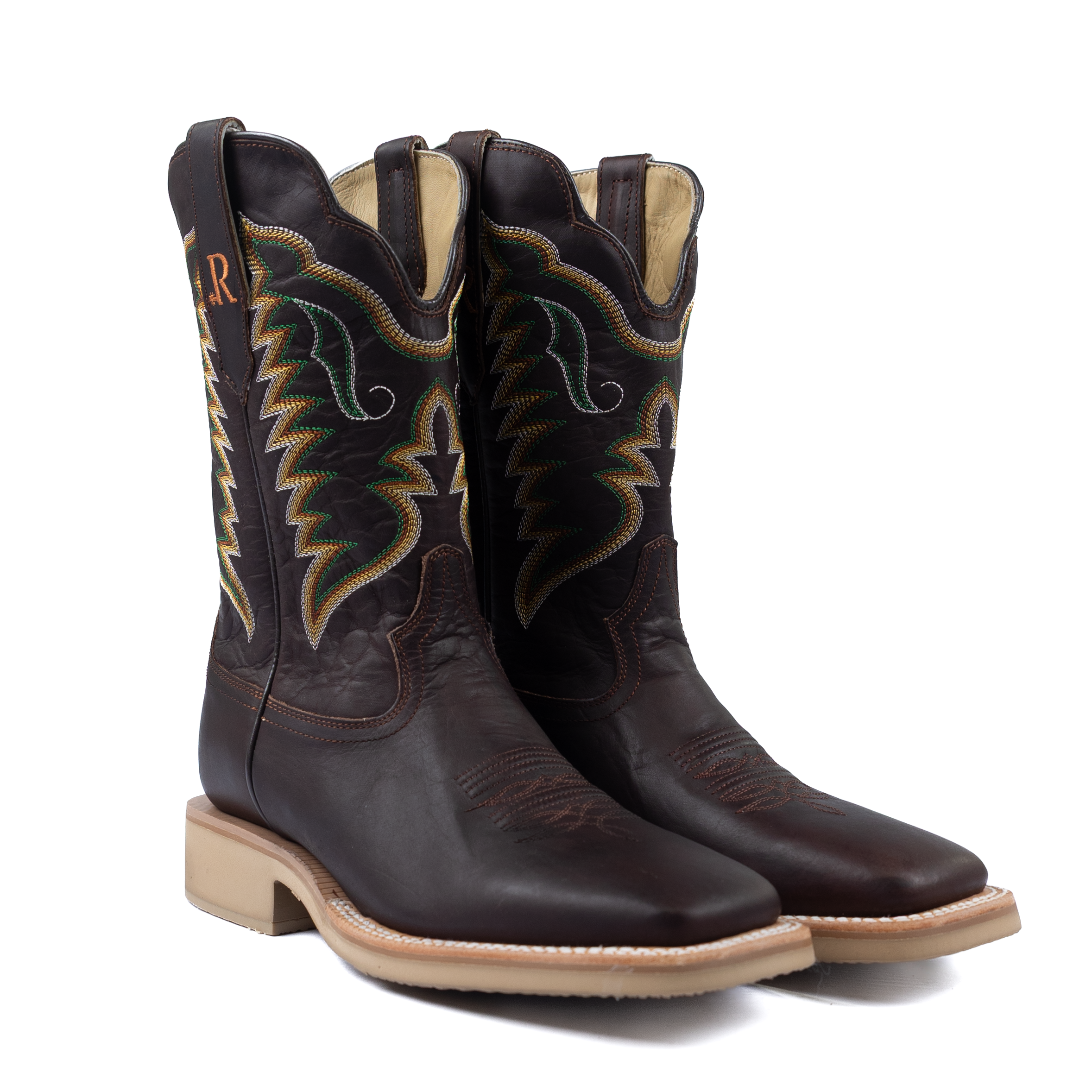 Men's R. Watson Dark Cigar Cowhide Square Toe Boots RW8503-2