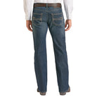 Men's Rock and Roll Denim Embroidered Double Straight Jeans BM0SD07354