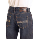 Men's Rock and Roll Denim Relaxed Rope Stitch Stackable Bootcut Jeans BMTBD04810 - Crazy House Western Wear