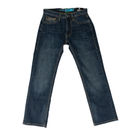 Men's Rock and Roll Denim Straight Boot Dark Vintage Jeans BM1RD08020