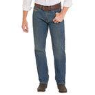 Men's Rock and Roll Denim Straight Embroidered Cannon Jeans BM0CD07372