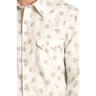 Men's Rock and Roll Floral Long Sleeve Shirt BMN2S07144