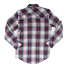 Men's Rock and Roll Plaid Long Sleeve Snap Shirt BMN2S07660