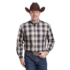 Men's Roper Long Sleeve Amarillo Plaid 1 Pocket Button Up Shirt