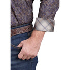 Men's Roper Long Sleeve Amarillo Snap Purple Haze Paisley 03-001-0225-6029