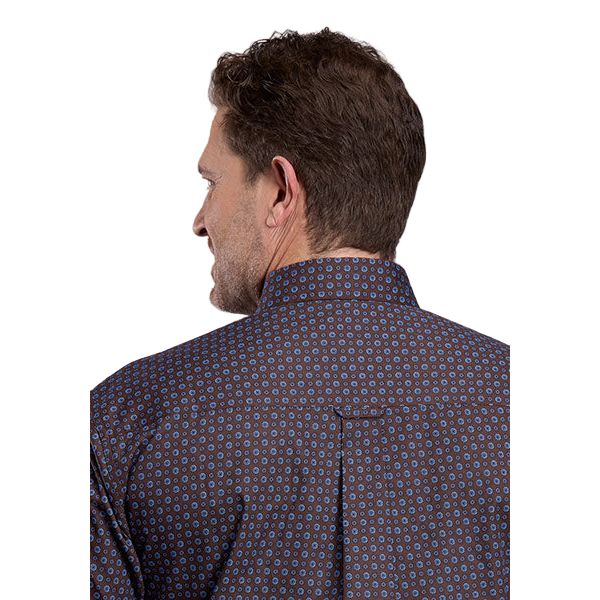 Men's Roper Long Sleeve Button Winter Foulard Western Shirt 03-001-0326-1022