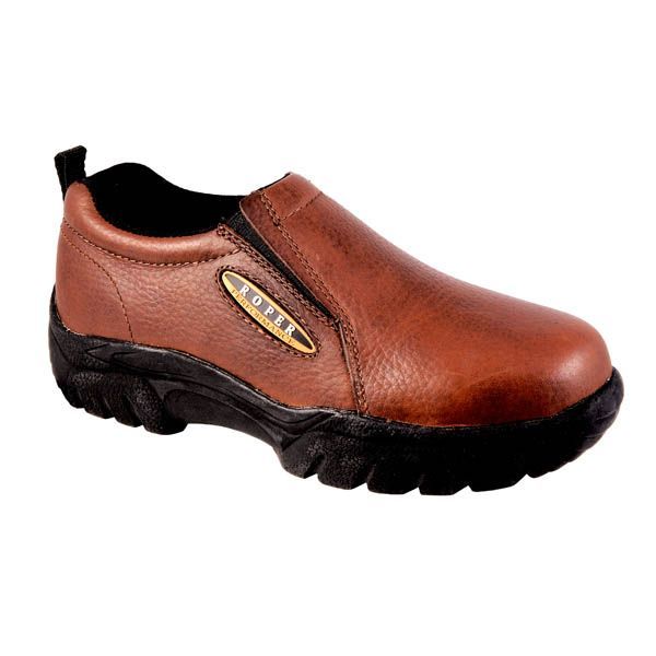 Men's Roper Performance Slip On Bay Brown Tumbled Leather 09-020-0601-0206BR