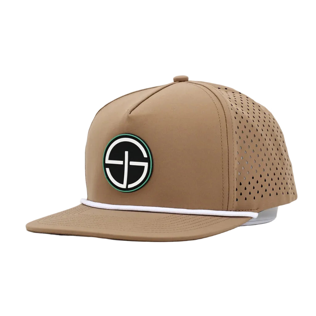 Men's SanJac Brown Outdoors Scope Performance Rope Hat SJ3157906