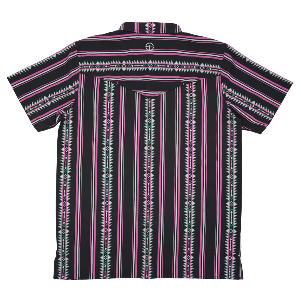 Men's SanJac Short Sleeve The Roswell Performance Pearl Snap Shirt COA-SS-RWELL