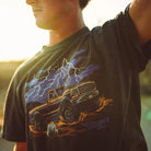 Men's Seager Mud Romp Tee Pigment Black MTSP26MUDRPBLK
