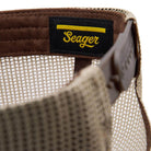 Men's Seager Tan and Brown Herd Trucker Snapback MHSP26HERDBRN