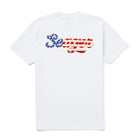 Men's Seager USA Russ Tee White MTSU25USARUSSWHT - Crazy House Western Wear