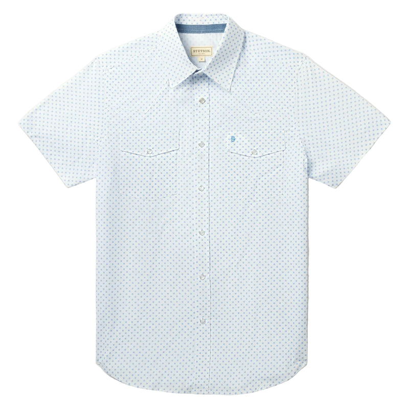 Men's Stetson Silver Spur Short Sleeve Snap Shirt 11-002-0425-4037
