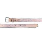 Men's Texas Saddlery Tan Roughout Gunfighter Belt 1W29