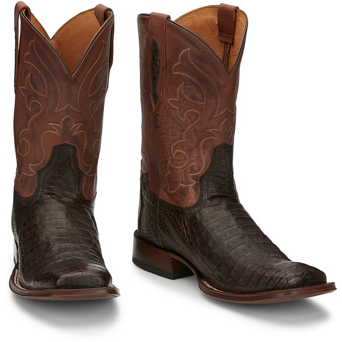 Men's Tony Lama Canyon 11" Caiman Belly Tail TL5251 - Crazy House Western Wear