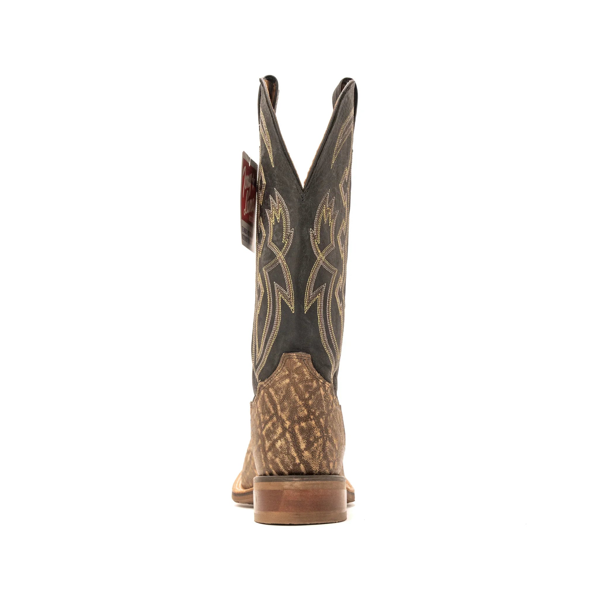 Mens 10 EE Lucchese Elephant Brown Cowboy Boots Fenoglio Peat Elephant with Tan Ranch Hand Boot – Cowboy  main image 2