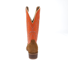 Men's Tony Lama Jax Chesnutt Suede/Orange Top Boots RN3541