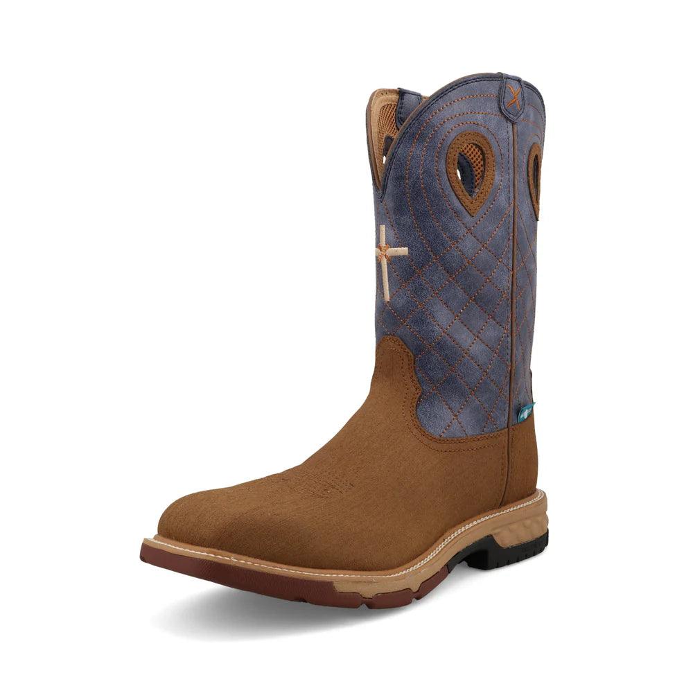 Men's Twisted X 12" Alloy Toe Western Boot MXBAW06 - Crazy House Western Wear