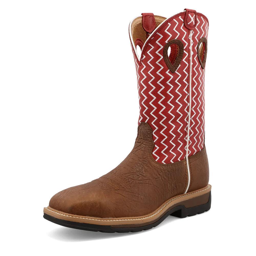 Men's Twisted X 12" Steel Toe Western Boot MLCS001 - Crazy House Western Wear