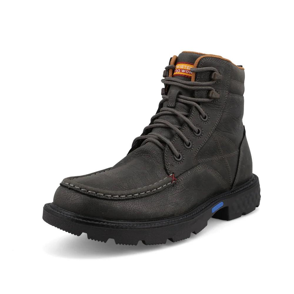 Men's Twisted X Steel Gray Waterproof Work Boots MXCW006 – Crazy