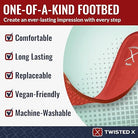 Men's Twisted X Blend 85 Round Toe Boot Footbed Insoles MB85FOOTBDSH - Crazy House Western Wear