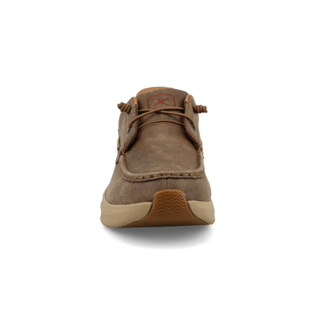 Twisted X Feather X Men’s 11M Brown Bomber Leather Casual Shoes Moc Toe Lace Twisted X Men main image 3