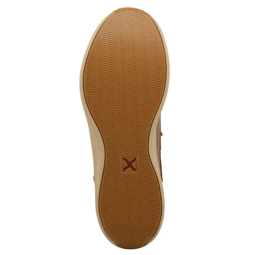 Twisted X Feather X Men’s 11M Brown Bomber Leather Casual Shoes Moc Toe Lace Twisted X Men main image 4