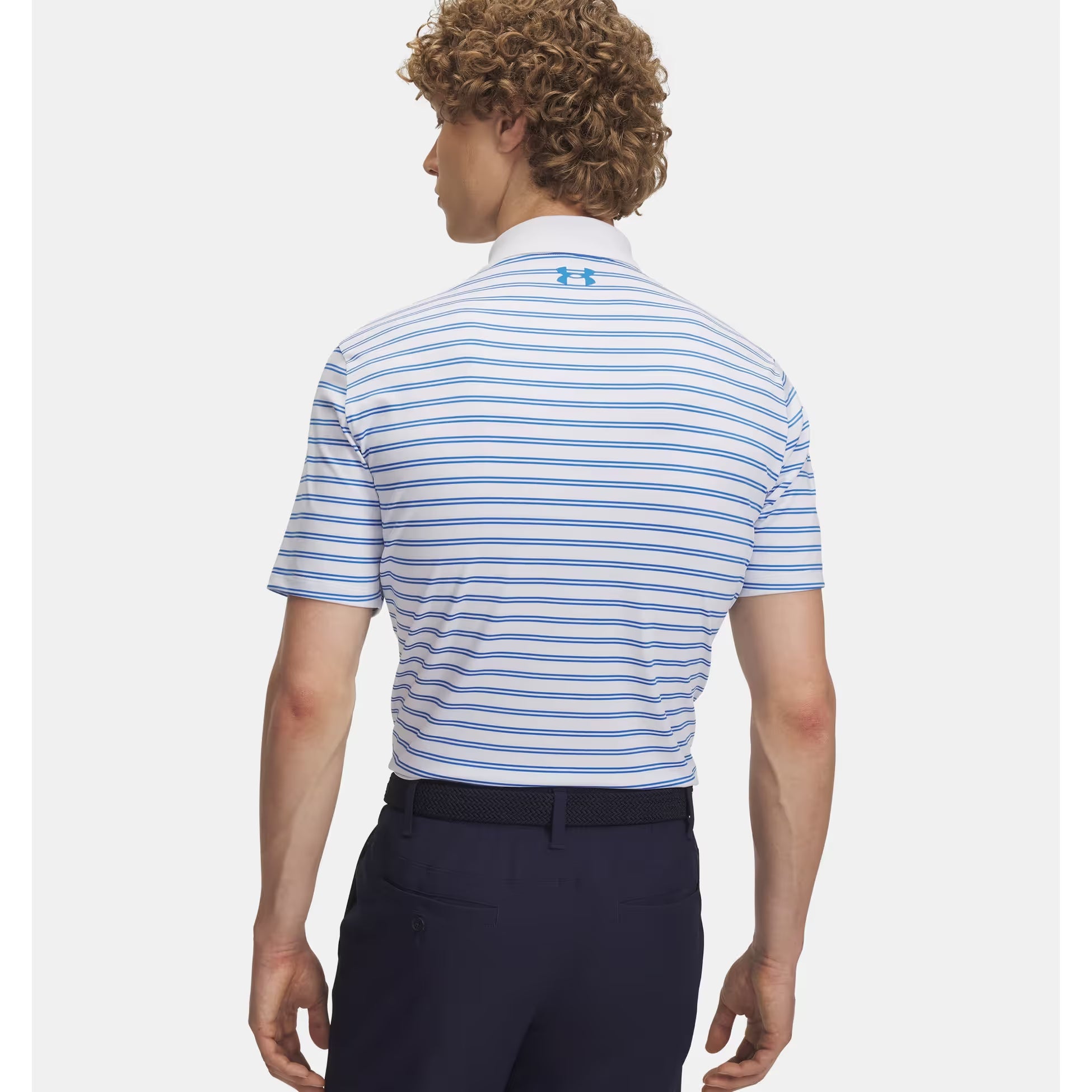 Men's Under Armour White/Blue Atlantis/Midnight Navy Matchplay