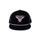Men's Whiskey Bent Black Snapback with Banquet Embroidery WBBANQUET-BLACK