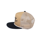 Men's Whiskey Bent Tan and Black Snapback with Embroidery WB CALI-TAN