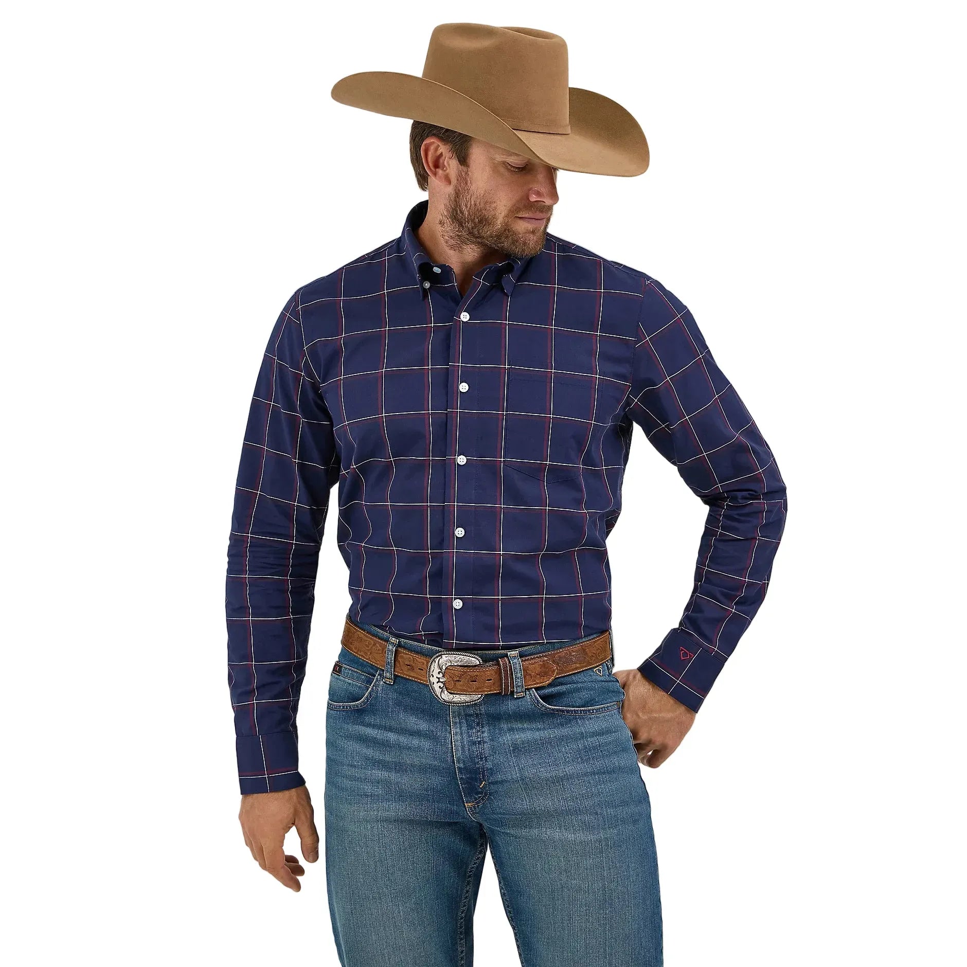 Men's Wrangler Cody Johnson One Pocket Button Down Shirt