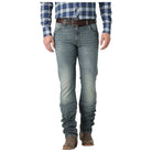 Men's Wrangler Dark Knight Retro Slim Straight Leg Jean 112318445 - Crazy House Western Wear