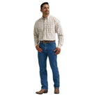 Men's Wrangler George Strait Long Sleeve Button Down One Pocket Shirt 112368227